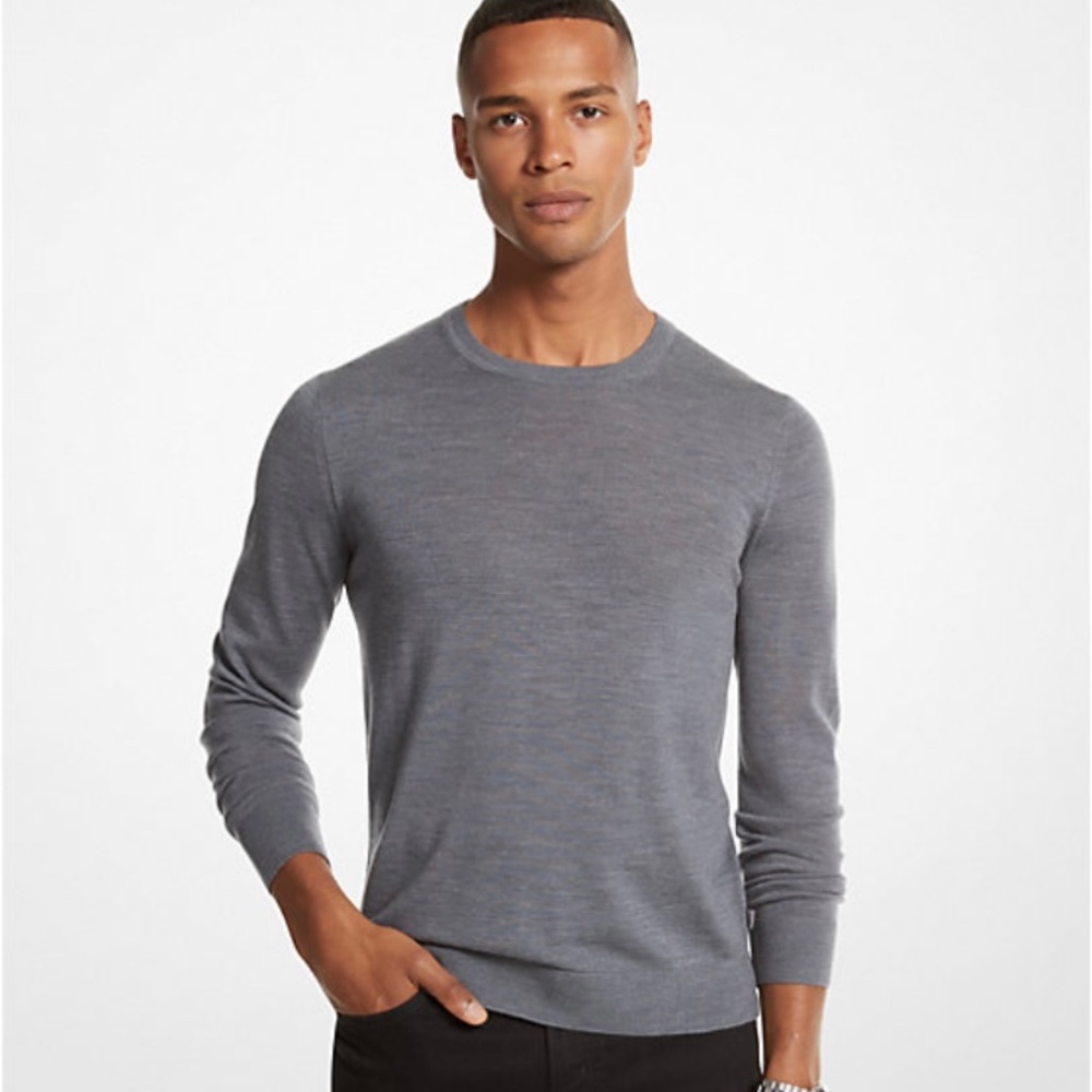 MICHAEL KORS MENS Merino Wool Sweater NWT XL